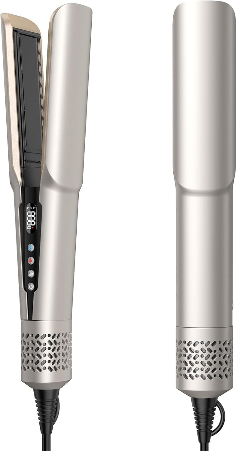 Amazon.com: Hair Straightener - 2 in 1 Wet to Dry Hair Dryer and